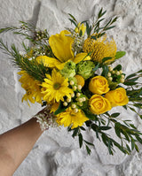 Bouquet flores amarillas