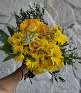 Bouquet flores amarillas